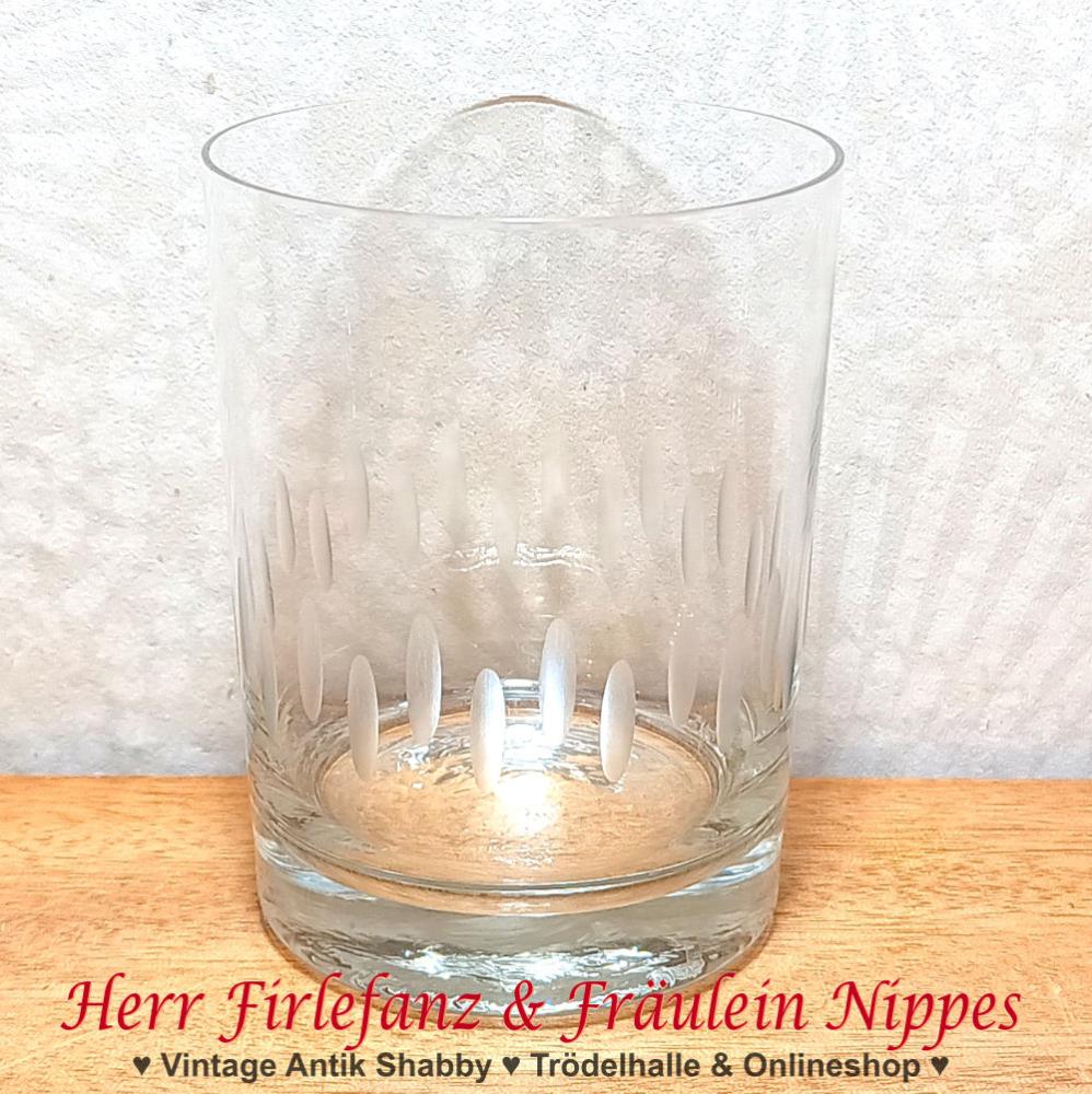 Whiskyglas 50er Jahre, Ovale , 9,5cm